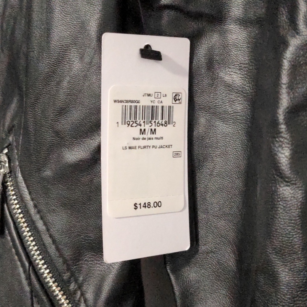 Guess vegan leather jacket NWT - Picture 5 of 5